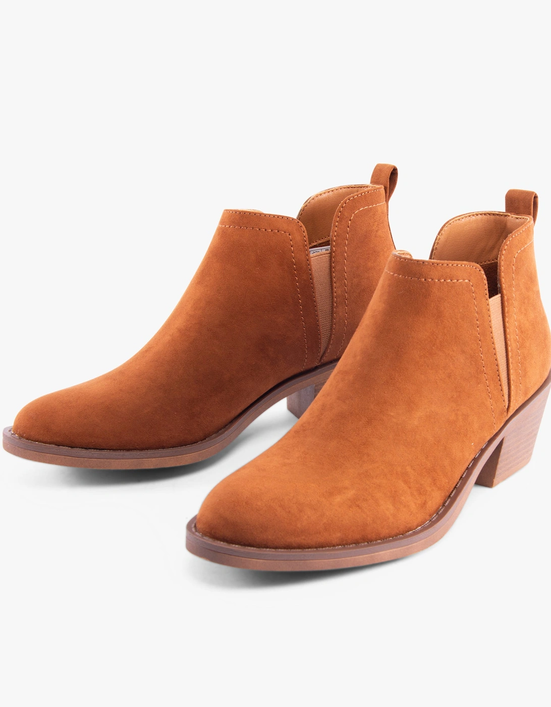 YORK Womens Boots Cognac