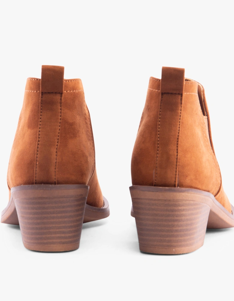 YORK Womens Boots Cognac