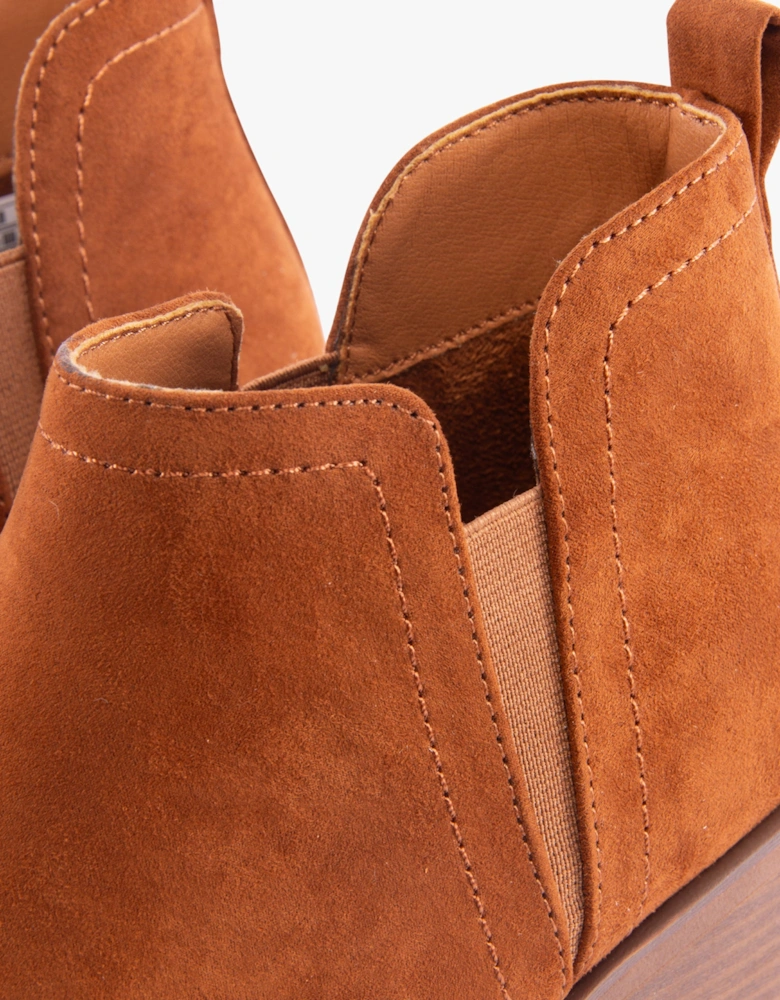 YORK Womens Boots Cognac