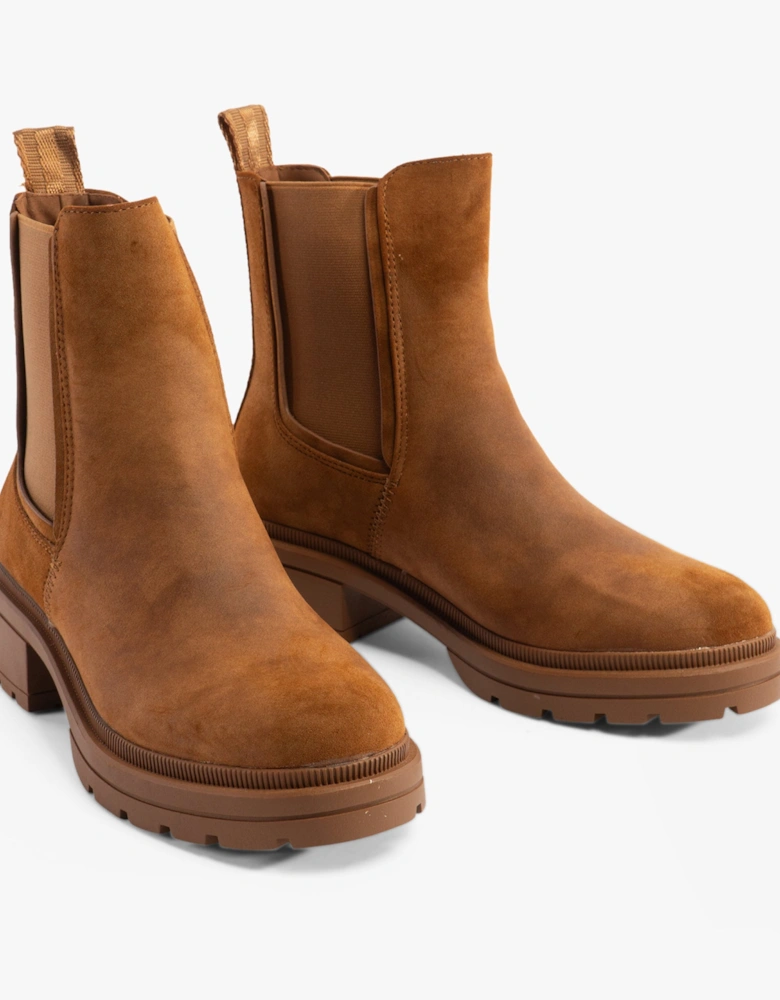 IGGIE Womens Chelsea Boots Walnut