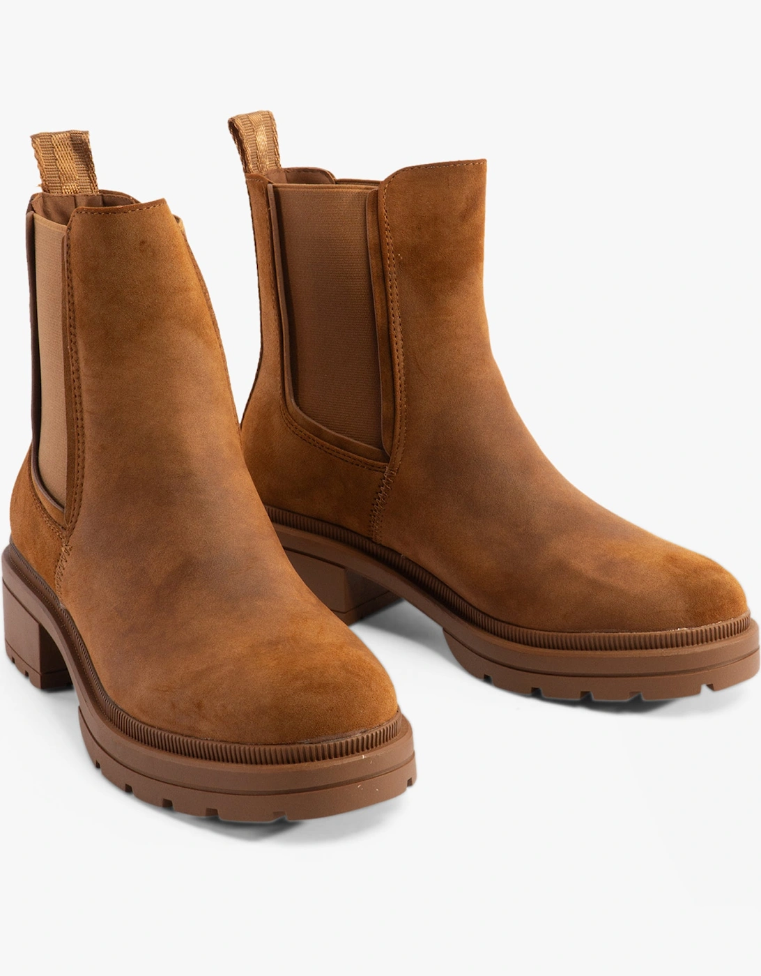 IGGIE Womens Chelsea Boots Walnut