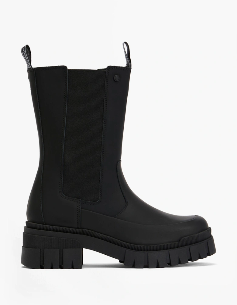 SIDNEIGH Womens Chelsea Boots Black