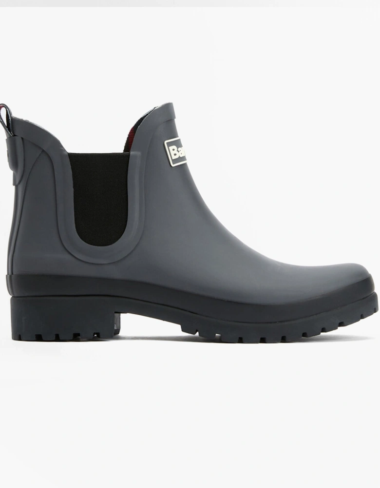MALLOW Womens Chelsea Wellies Charcoal/Black