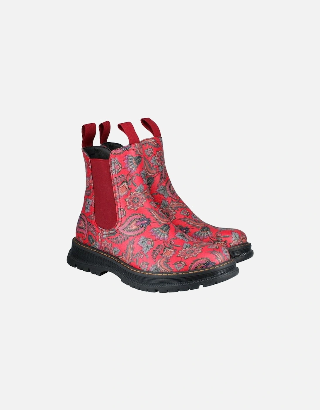 PEYTON 05 Womens Boots Red Print