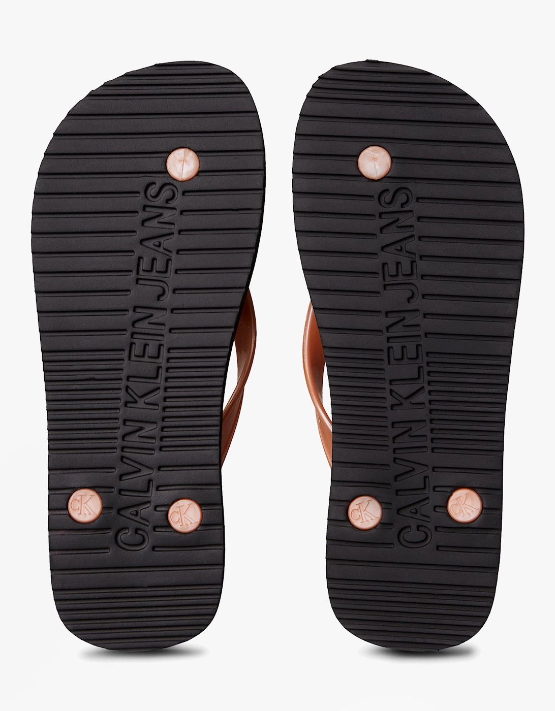 BEACH SANDAL MONOLOGUE Womens Flip Flops Black/Dusty Coral