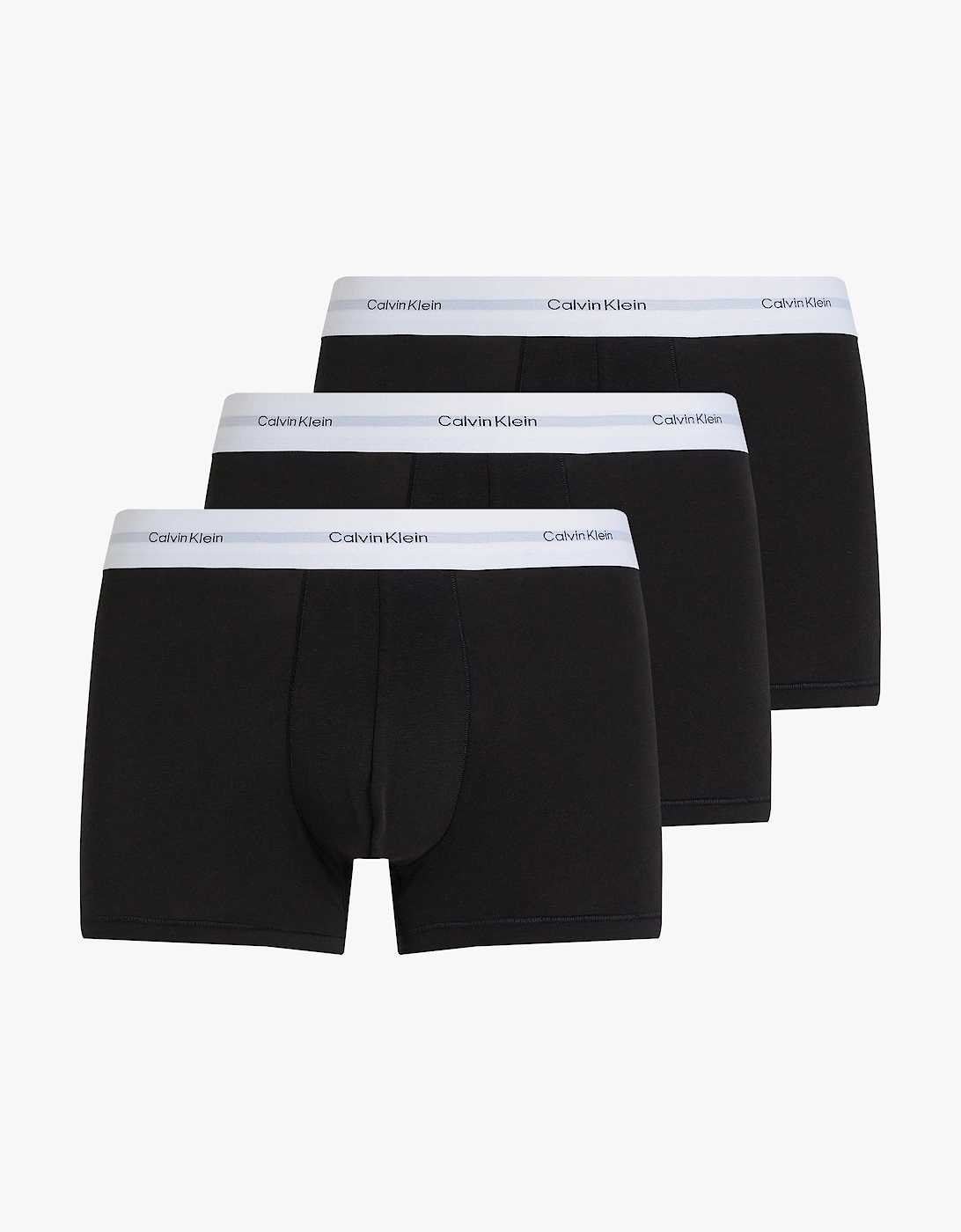 COTTON 3 Pack Mens Trunks Black, 6 of 5