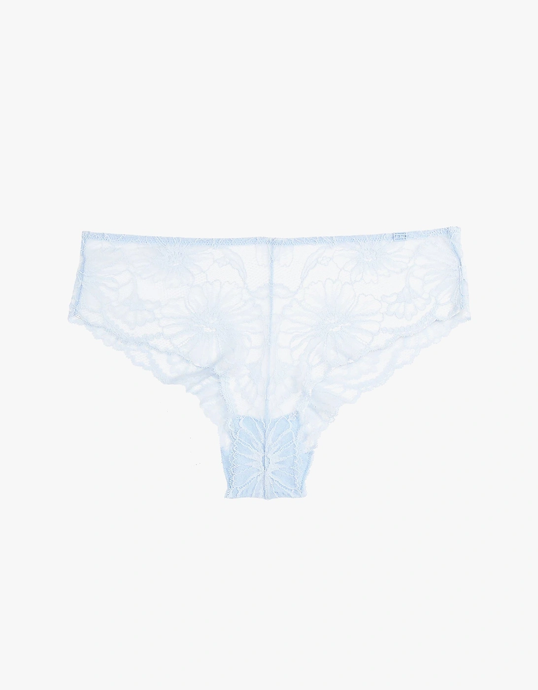 FLORAL LACE Womens Brazilian Briefs Sweet Blue