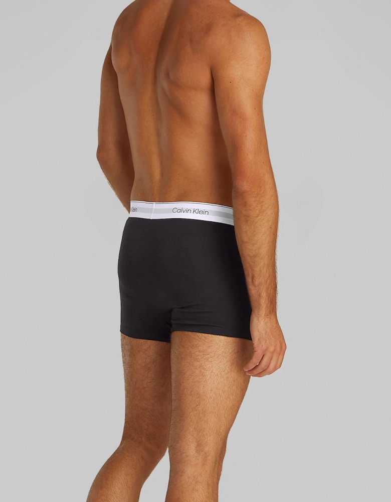 ICON Cotton Stretch 3 Pack Dart Trunks Black/White