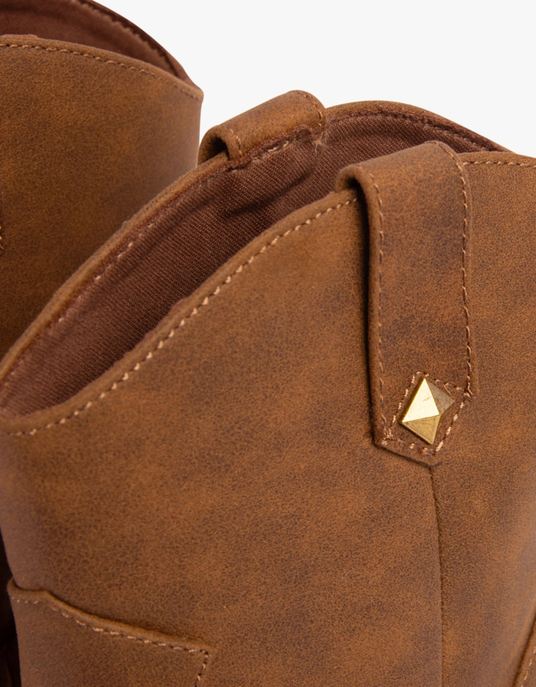 FEATHER Womens Boots Walnut