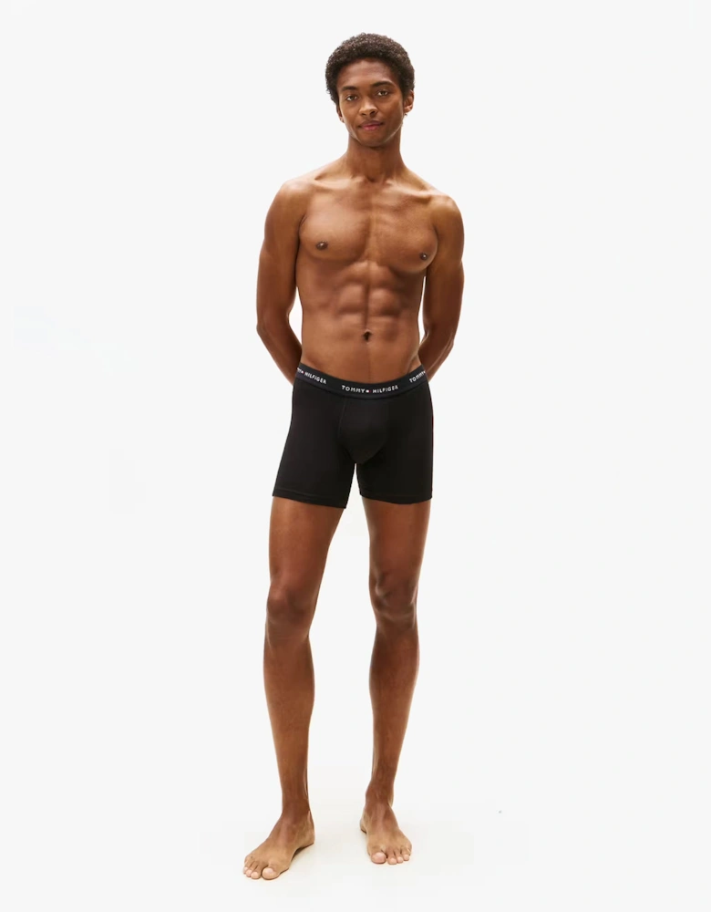 3 Pack Mens BOXER BRIEF Black