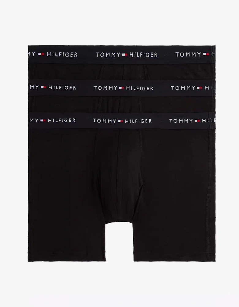 3 Pack Mens BOXER BRIEF Black