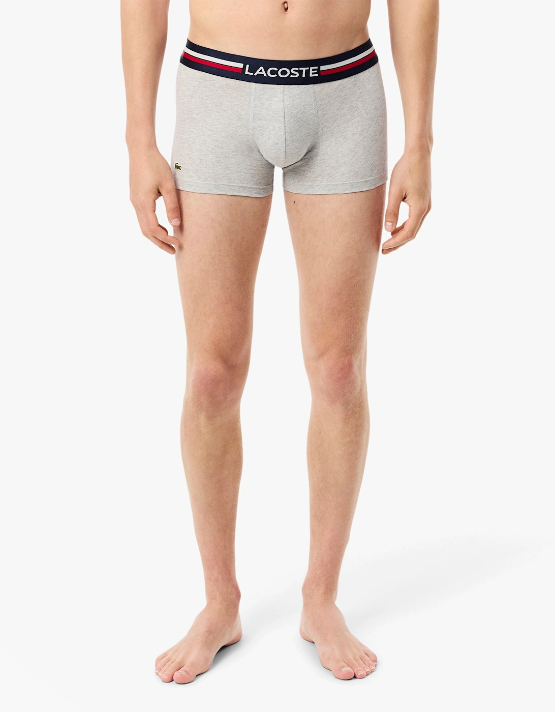3 Pack Trunks Mens Trunks Navy Blue/Silver Chine/Red