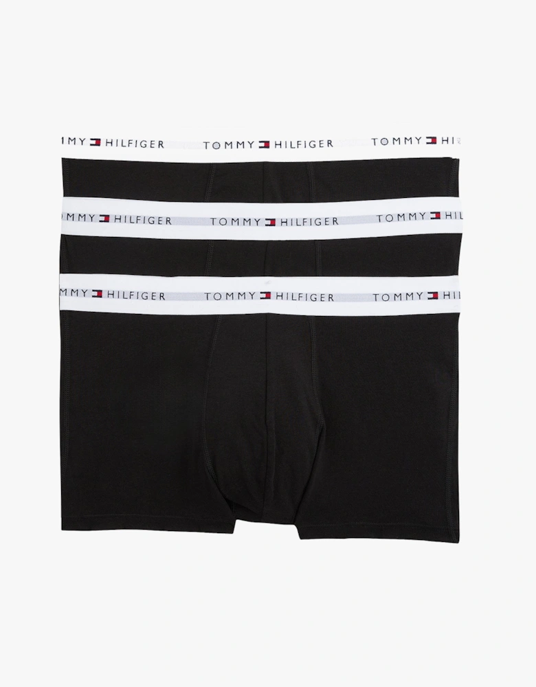 Mens 3 Pack Trunks Black