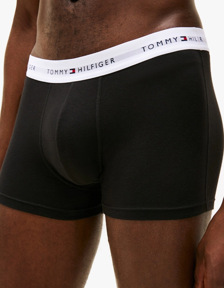 Mens 3 Pack Trunks Black