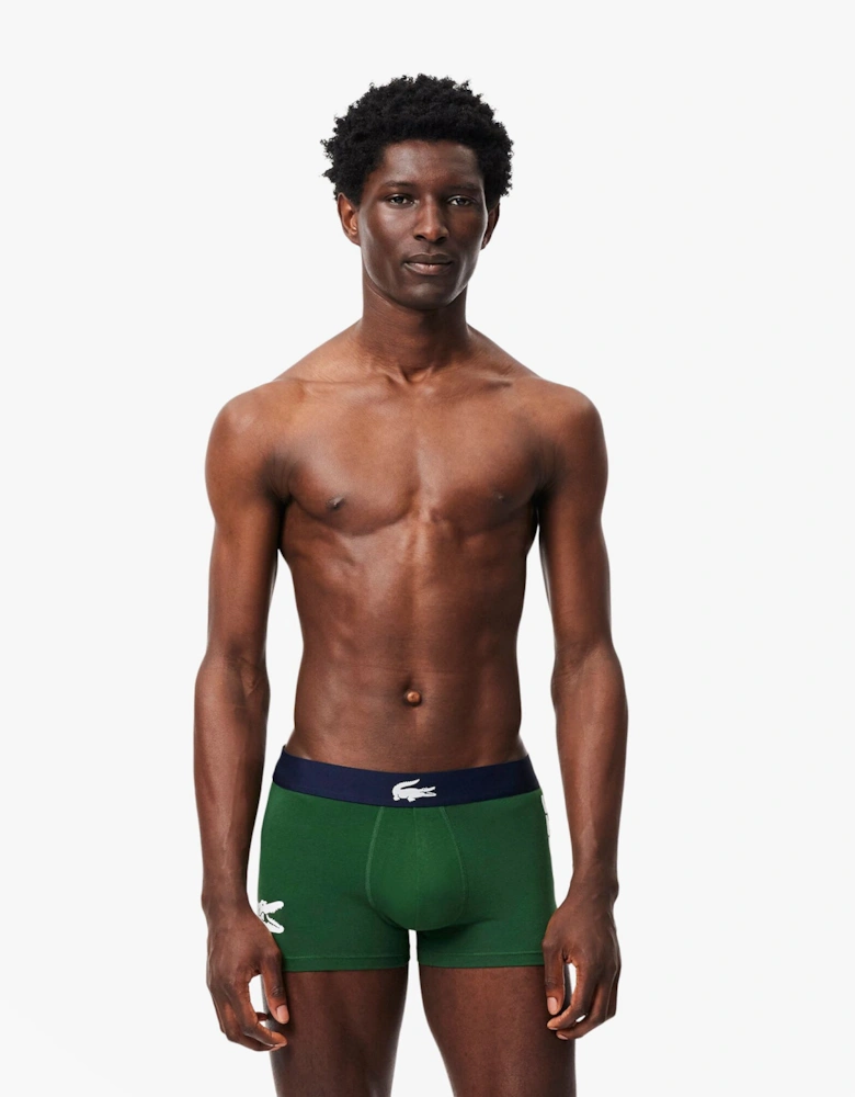 3 Pack Trunks Mens Trunks Thyme/Navy Blue/White