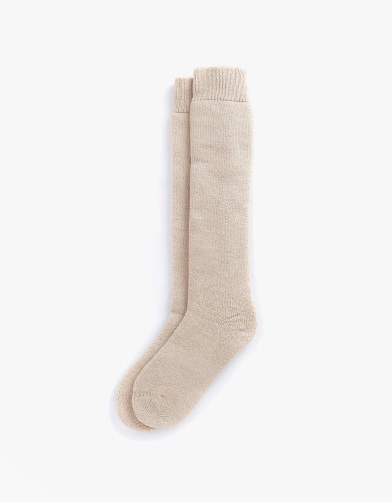 WELLINGTON KNEE Sock Womens Socks Sand Beige