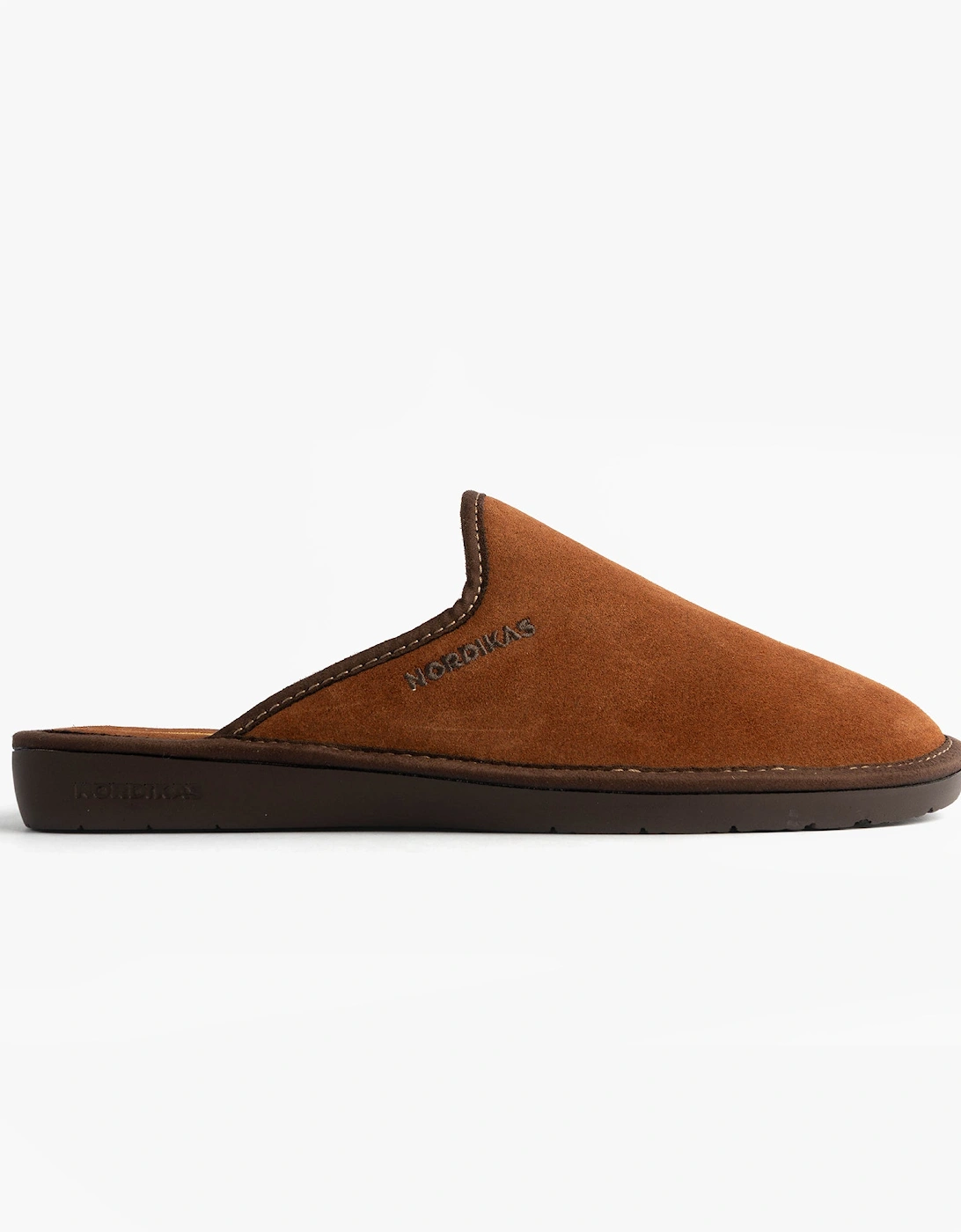 131 DUBLIN Mens Mule Slippers Brown, 7 of 6