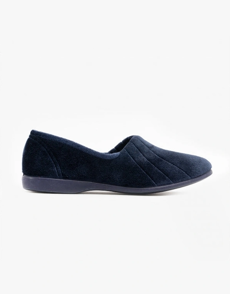 AUDREY Womens Slippers Navy