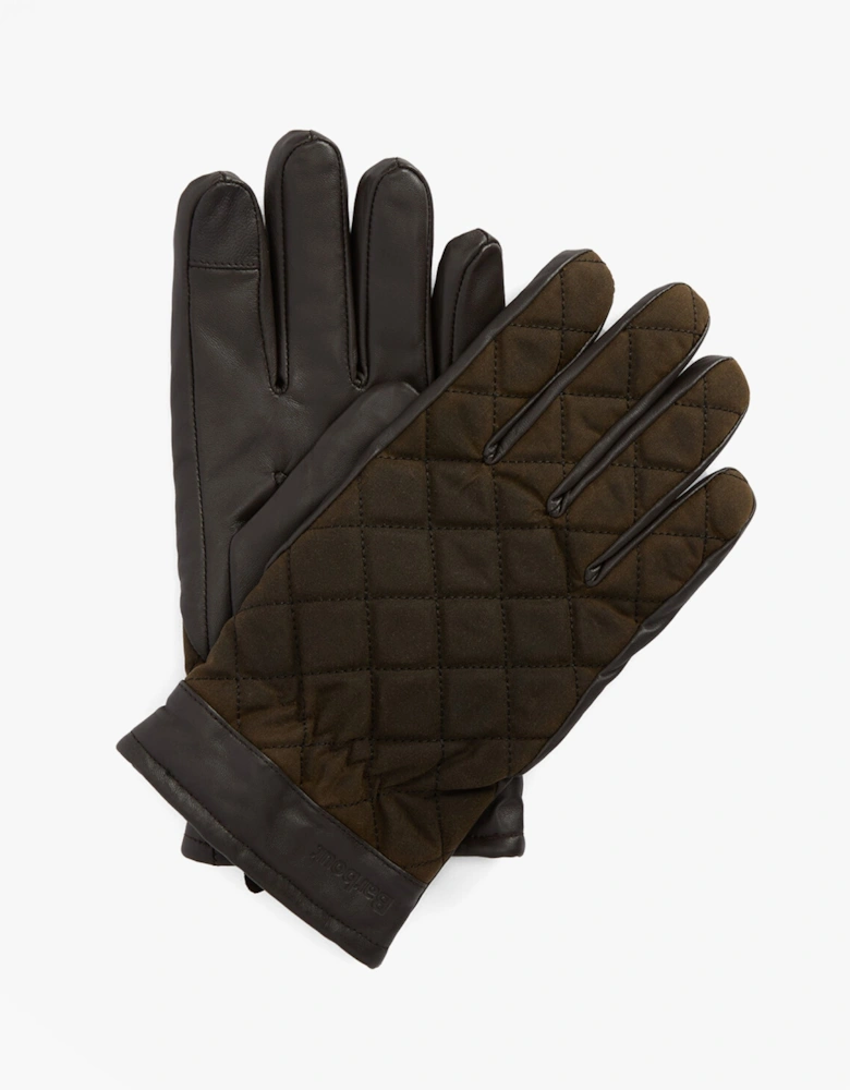 DALEGARTH Mens Gloves Olive/Brown