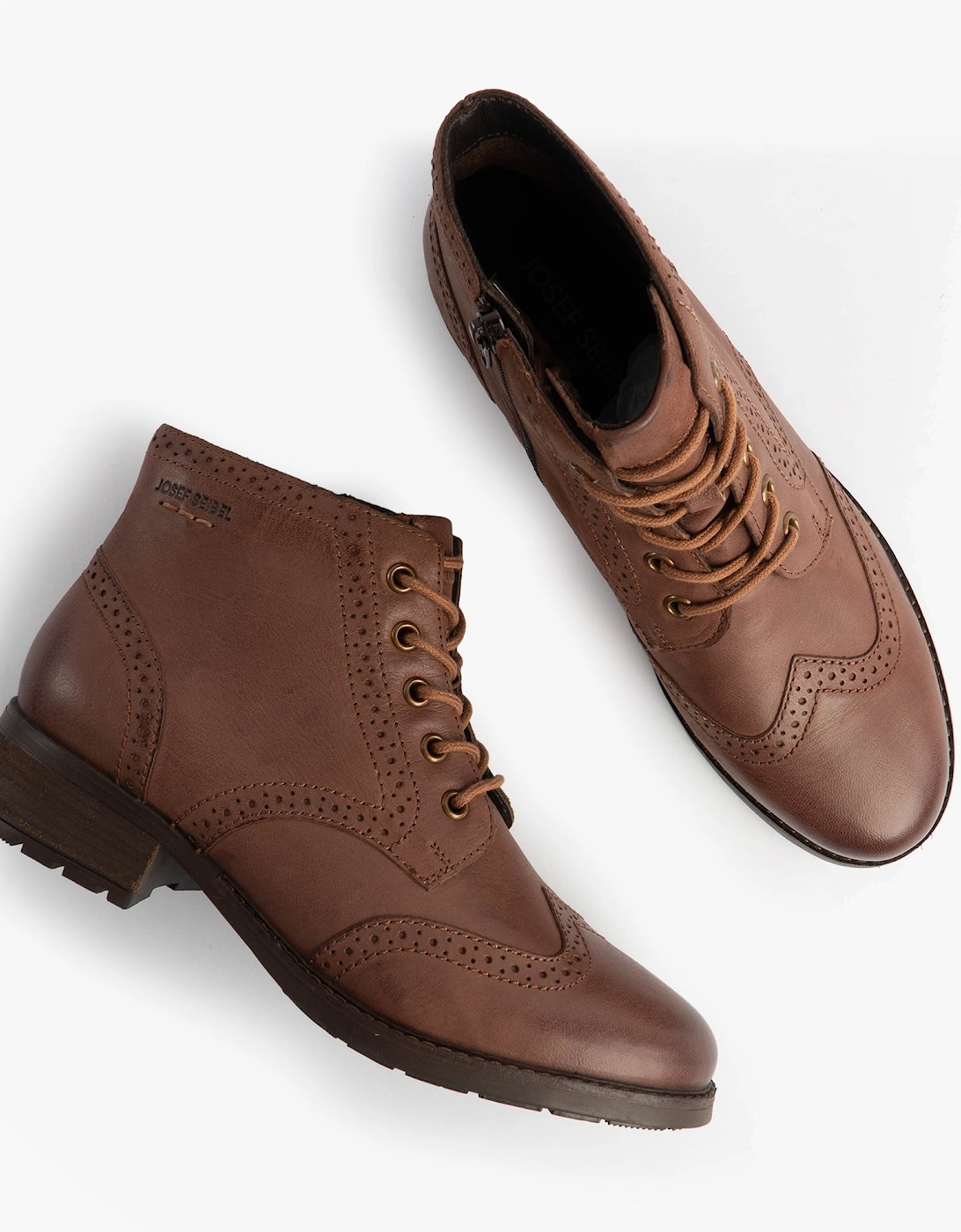 KATE 11 Womens Brogue Boots Brasil