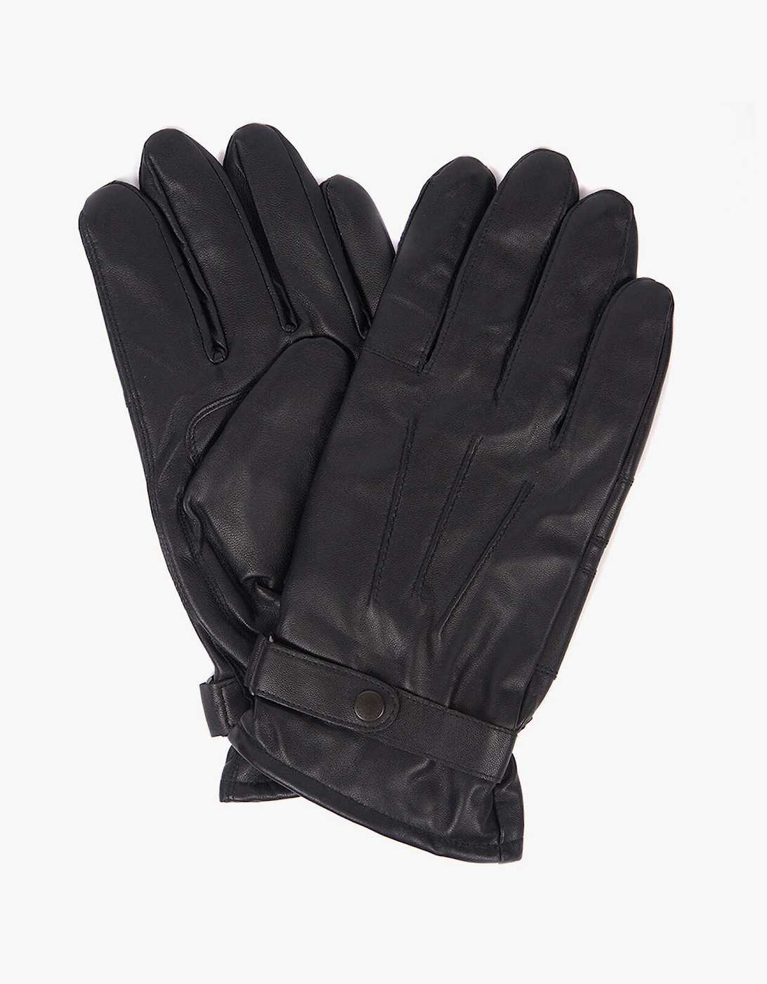 BURNISHED LEATHER THINSULATE Mens Gloves Black, 5 of 4