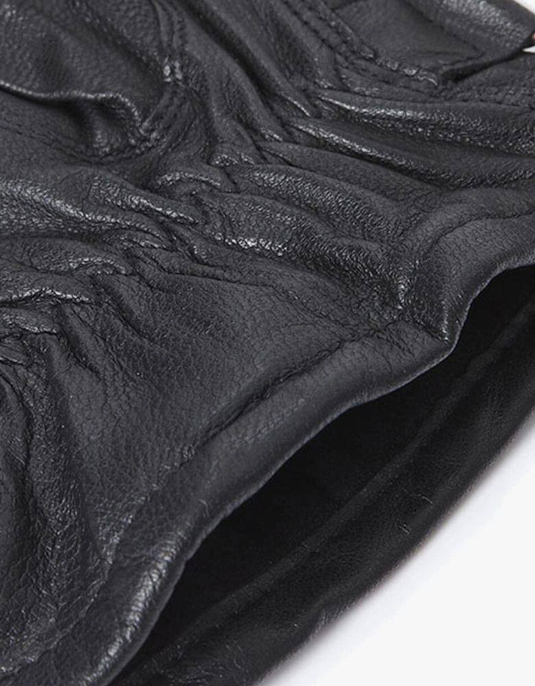 BURNISHED LEATHER THINSULATE Mens Gloves Black