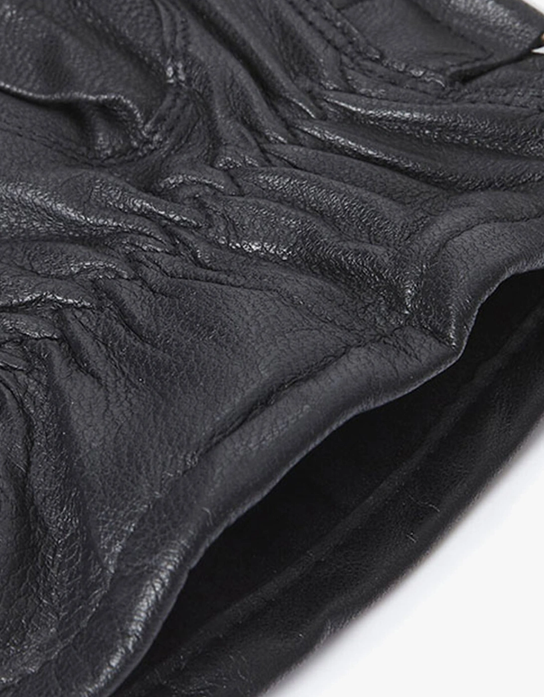 BURNISHED LEATHER THINSULATE Mens Gloves Black