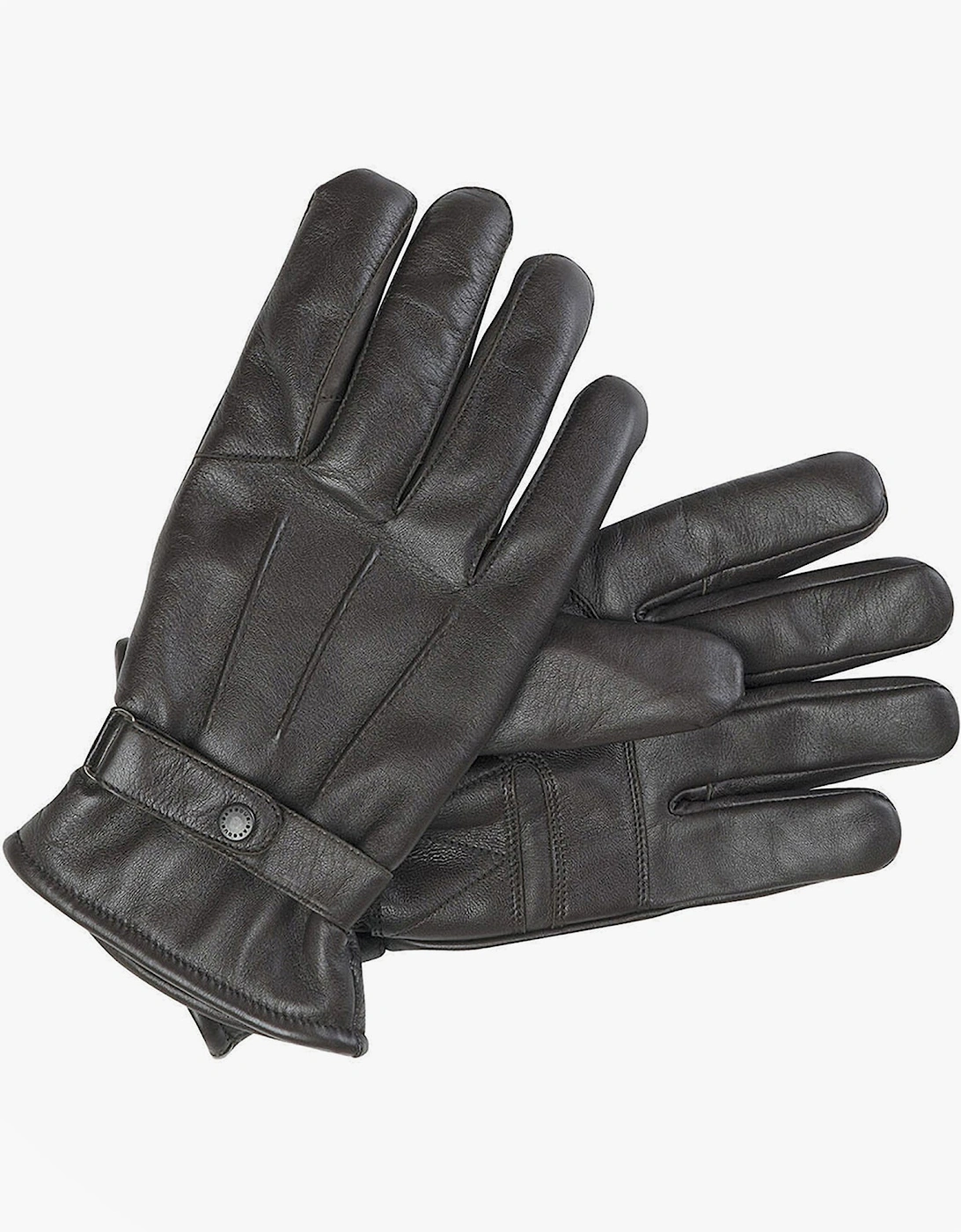 BURNISHED LEATHER THINSULATE Mens Gloves Dark Brown