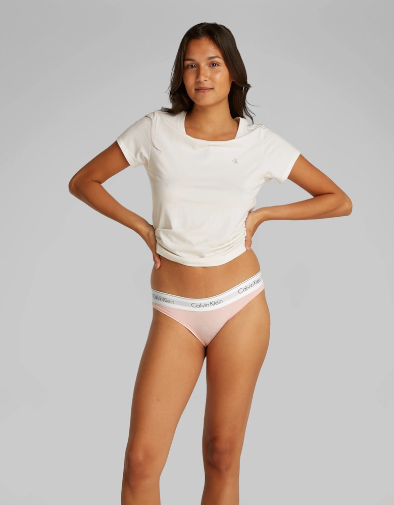 ICON Cotton Modal Womens Bikini Briefs Womens Buff Pink
