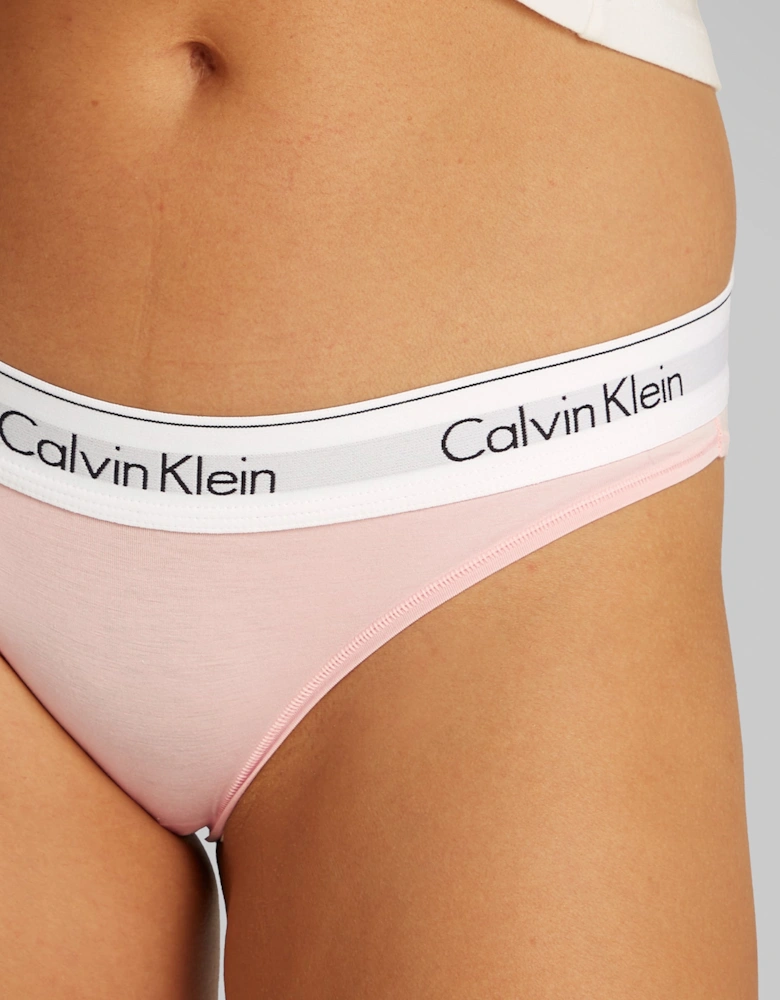 ICON Cotton Modal Womens Bikini Briefs Womens Buff Pink