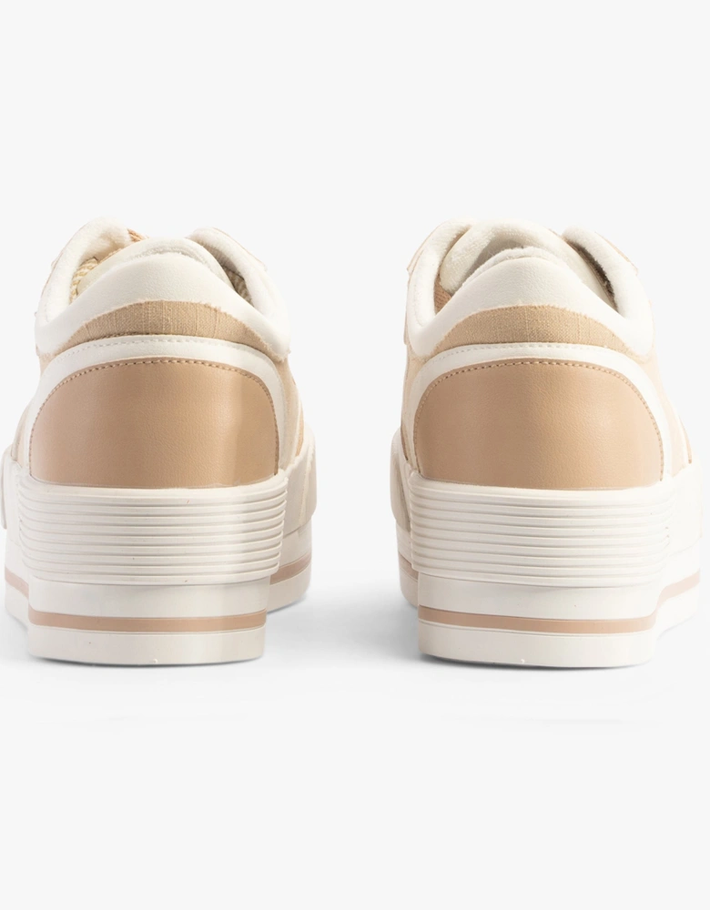 WINK Womens Trainers Camel Combo
