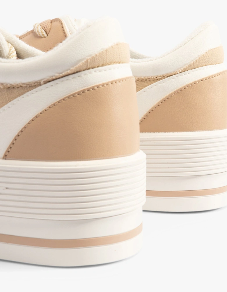 WINK Womens Trainers Camel Combo