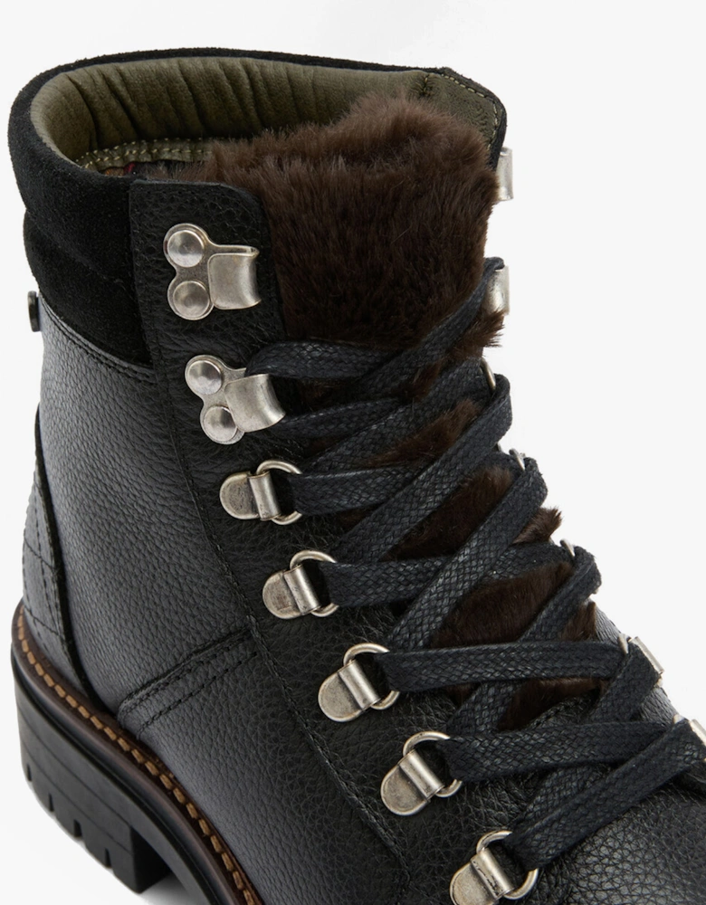 BAMBURGH Womens Hiker Boots Black