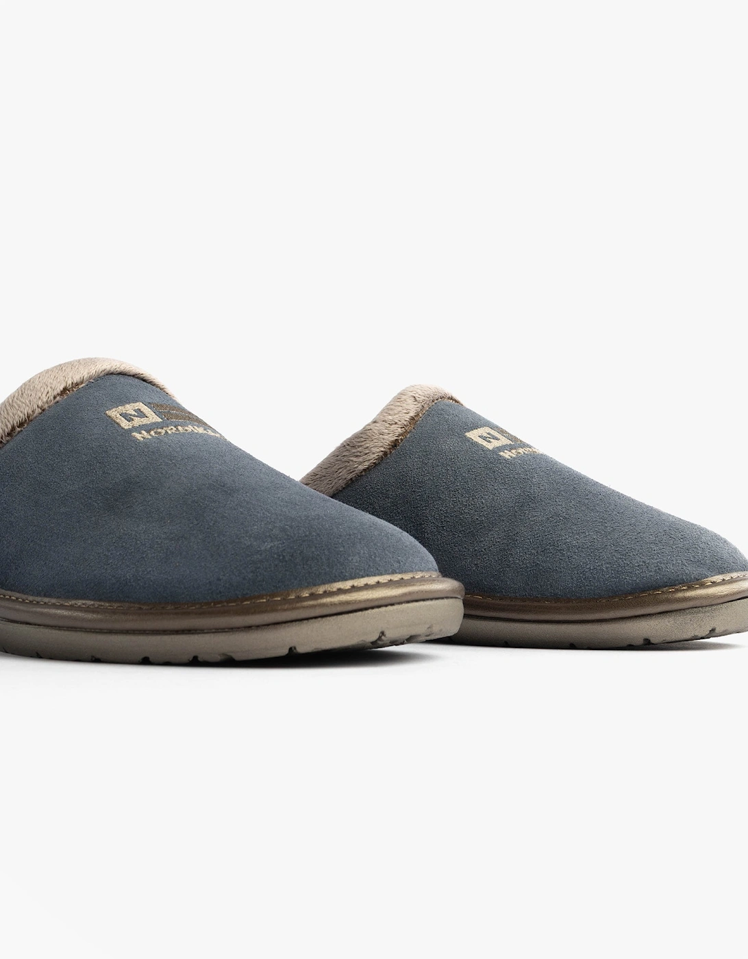 238 AFELPADO Womens Mule Slippers Blue