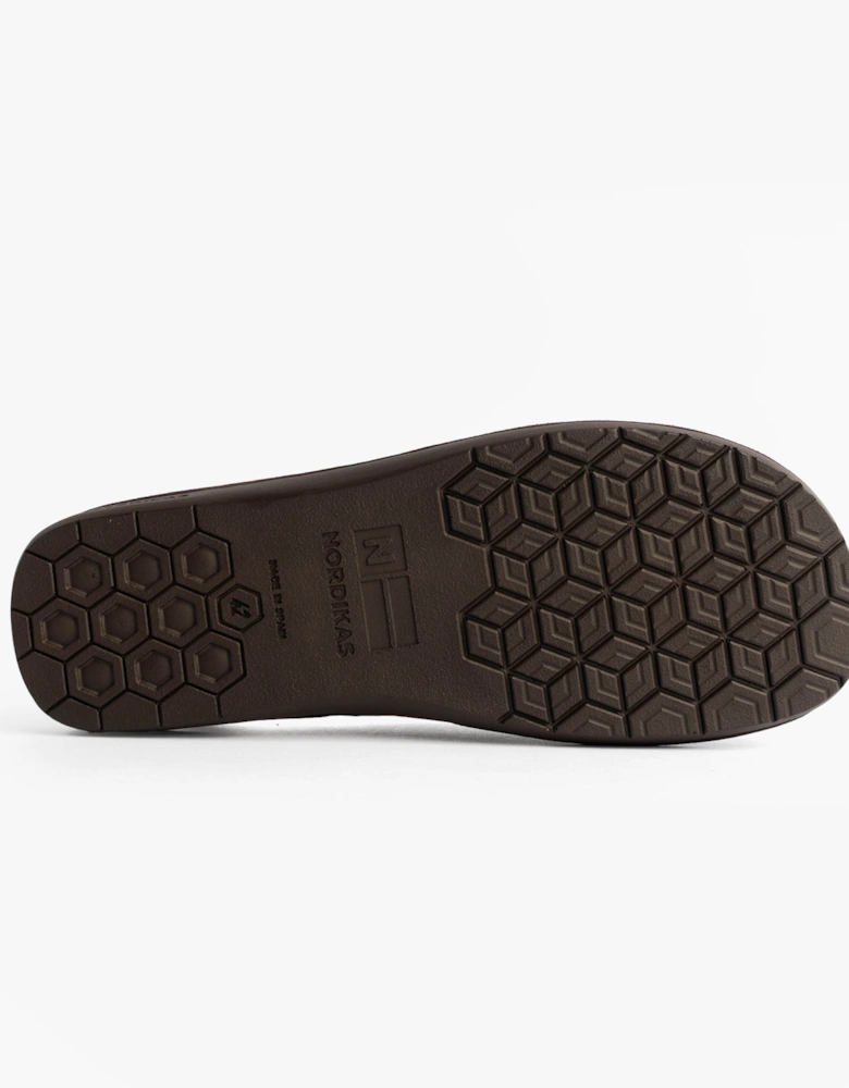 131 DUBLIN Mens Mule Slippers Black