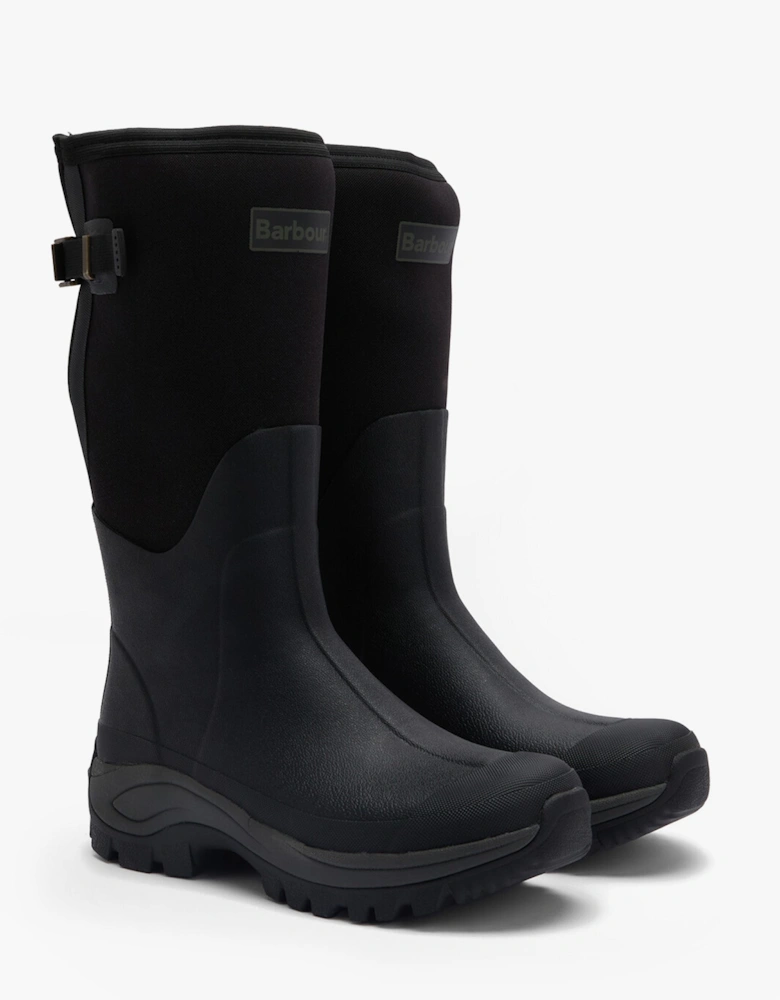 TYNEDALE Mens Tall Wellies Black