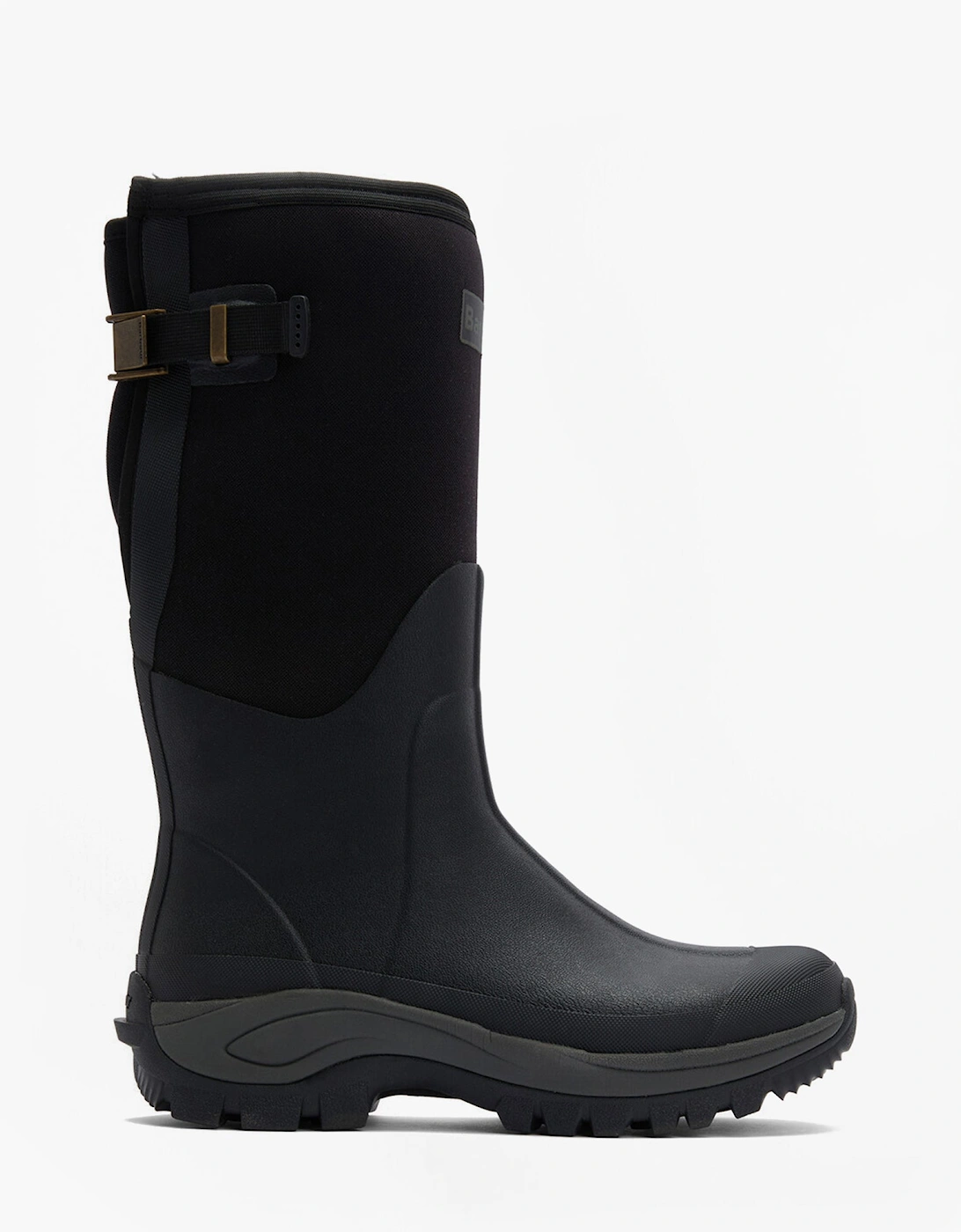 Men's Barbour TYNEDALE Mens Tall Wellies Black - Size: 12