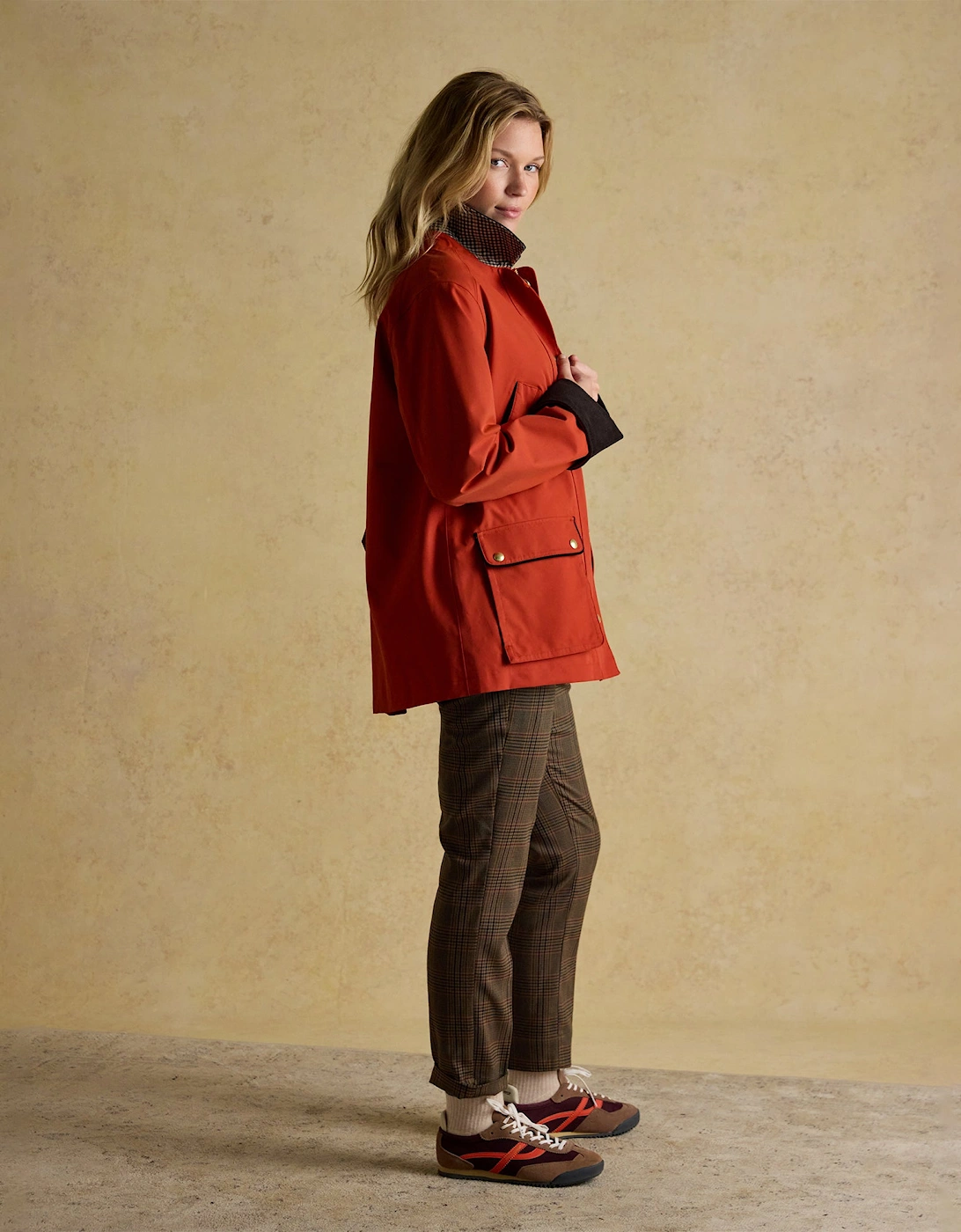 KATHERINE Waterproof Heritage Coat Burnt Orange