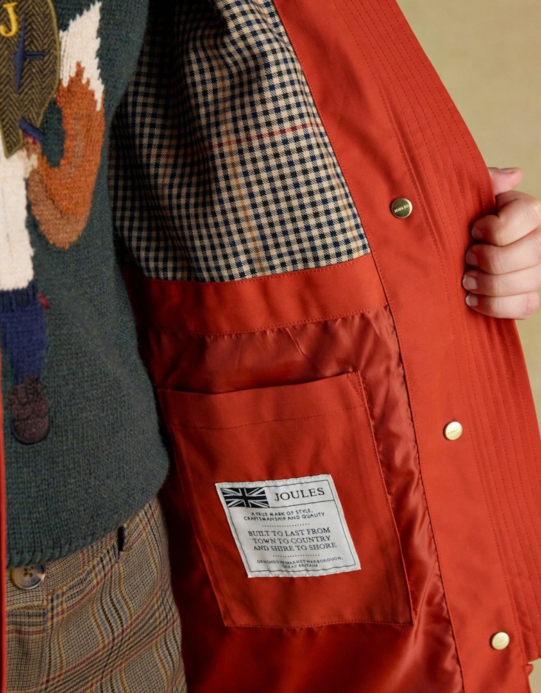 KATHERINE Waterproof Heritage Coat Burnt Orange