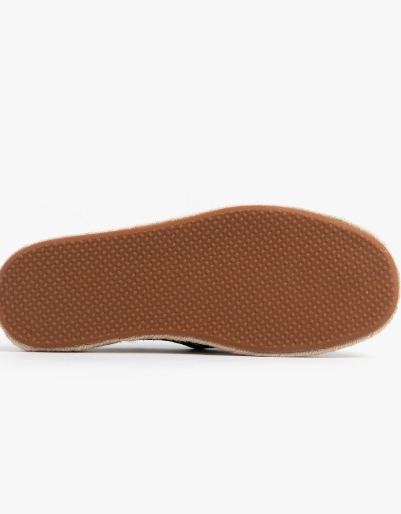 SANTIAGO MULE Mens Espadrille Black