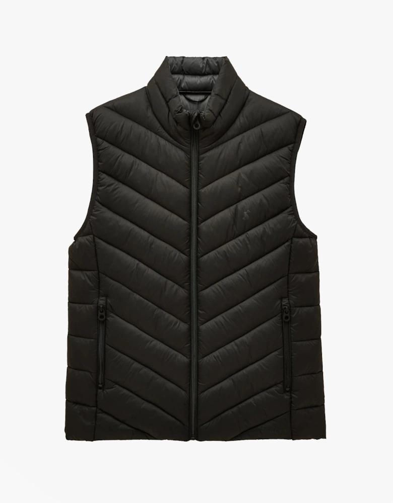 GARRETT Mens Showerproof Padded Gilet Black