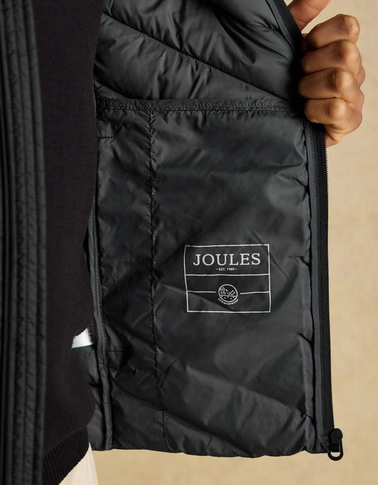 GARRETT Mens Showerproof Padded Gilet Black