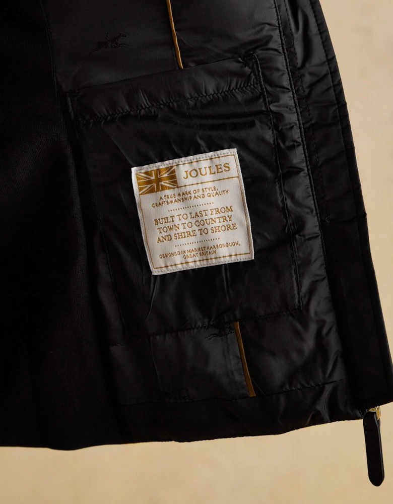 BRAEMAR LUXE Womens Quilted Gilet Black