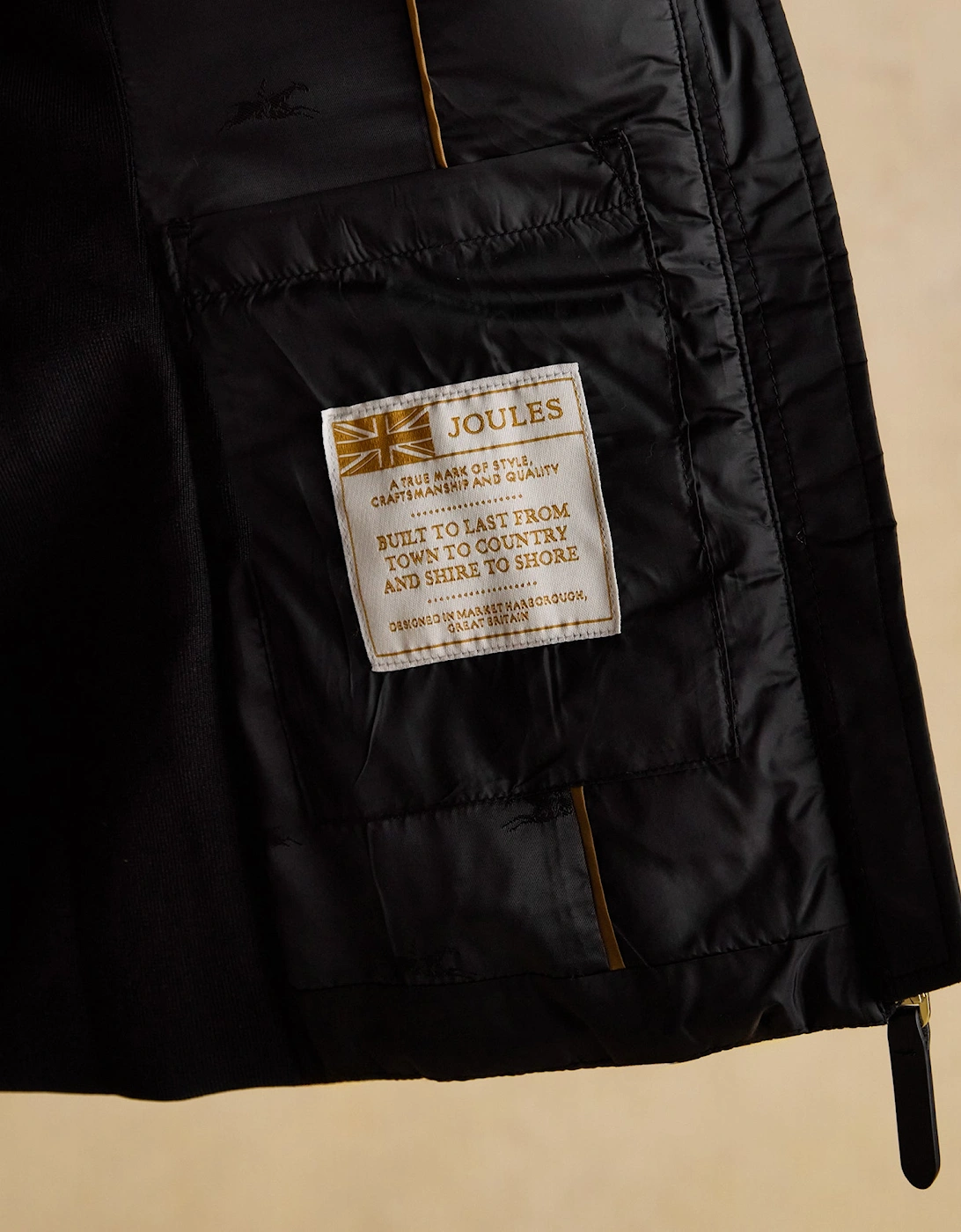 BRAEMAR LUXE Womens Quilted Gilet Black