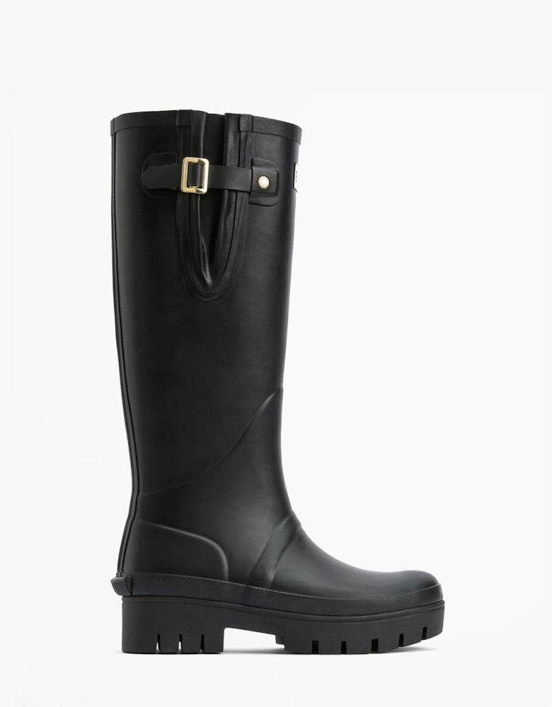 LEIGHTON Womens Tall Wellies Black