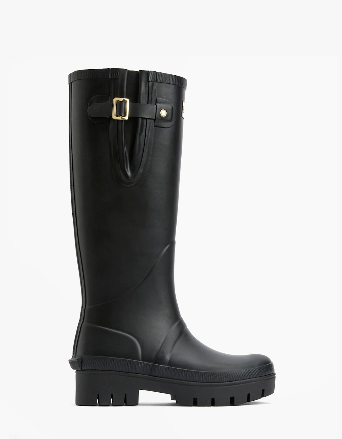 LEIGHTON Womens Tall Wellies Black, 7 of 6