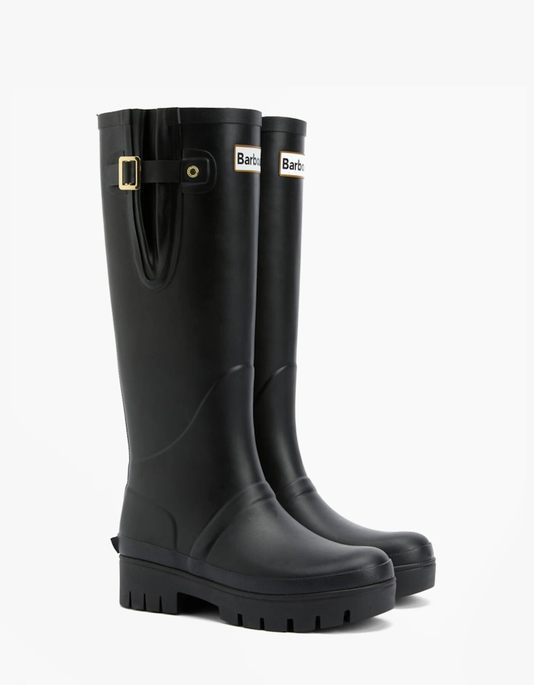 LEIGHTON Womens Tall Wellies Black