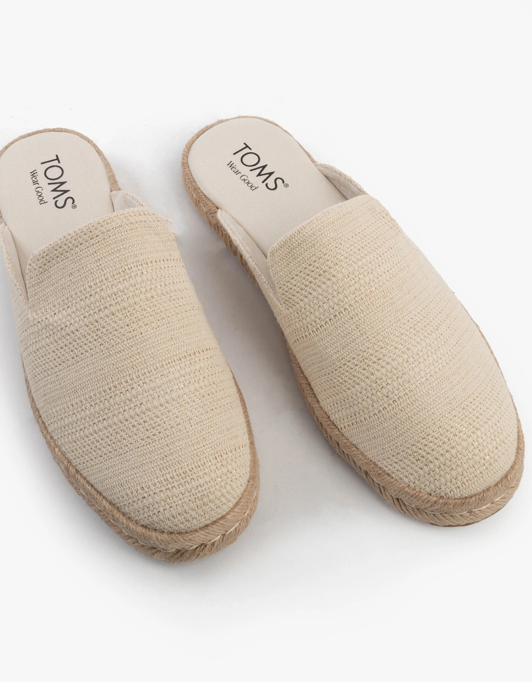 SANTIAGO MULE Womens Espadrille Natural