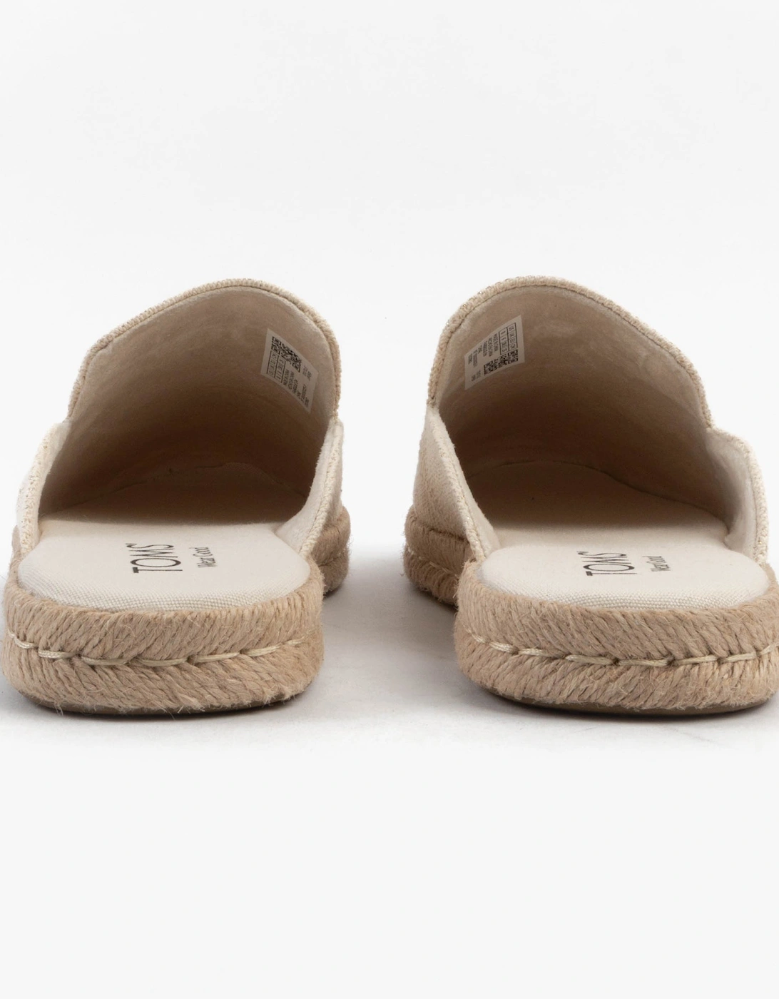 SANTIAGO MULE Womens Espadrille Natural