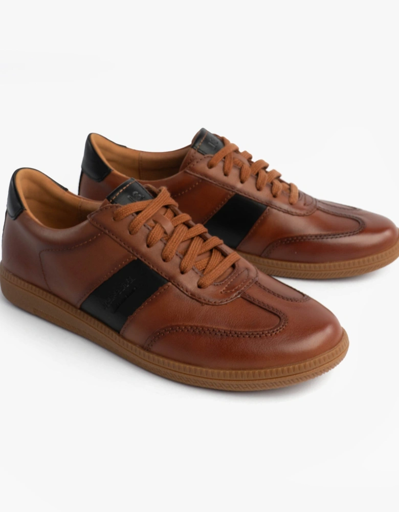 JOLEEN 03 Womens Court Trainers Tan